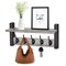Sorbus Floating Wall Shelf with Hooks for Entryway, Bathroom, Bedroom, Kitchen, or Mudroom
